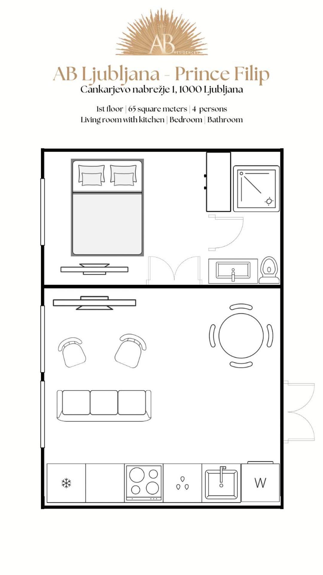 Ab Ljubljana - Prince Filip Apartment Экстерьер фото